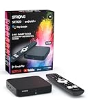 STRONG SRT420 4K Streaming Box Android TV Mit Ethernet-Port, DVB-T2, 2GB RAM +...