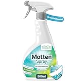 HomeBugProtect Motten Spray 500ml - Effektive Mottenschutz - Sofortschutz...