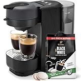 Tchibo Kaffeepadmaschine „CALL ME PAD“ inkl. 36 Black & White Pads, mit...