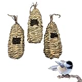 3 PAGEN® Vogelnester 3er-Set aus Naturmaterialien, Vogelnest 3 Stück,...