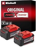 Original Einhell Akku PXC-Twinpack 5,2 Ah Power X-Change (Li-Ion, 18 V, 2x 5,2...