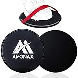 Amonax Gleitscheiben Fitness Doppelseitige Slider-Übung core Fitness Scheibe...