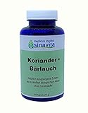 Koriander + Bärlauch, 150 Kps. Reinsubstanz ohne Zusatzstoffe, vegetarische...