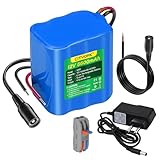 CITYORK 12V DC 5600mAh wiederaufladbarer Lithium-Ionen Akku für CCTV-Kameras,...