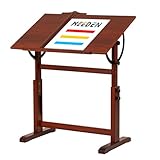 MEEDEN Zeichentisch aus Holz, Zeichentisch für Künstler mit...