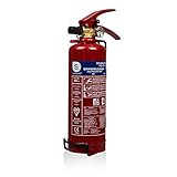 Smartwares 10.018.56 Pulverlöscher – 1 kg – für ABC Brände – mit...