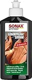 SONAX LederPflegeLotion (250 ml) wasserabweisende Lederpflege mit Bienenwachs...