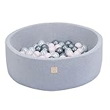 MISIOO Smart Bällebad - Kinder für Baby Zimmer - 200 Bälle - Spielzeug -...