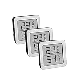 TFA Dostmann 3-Set Hygrometer digital innen, 95.2019.54, zur...