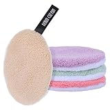 Bewudy Abschminkpads, 4 Stück Waschbar Abschmink-Wattepads, Wiederverwendbare...