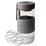 WIYETY 480ml Shaker Proteinshake Glas: Classic Loop Shaker mit 2 Rührkugel,...