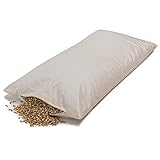 GIRAFFENLAND Bio Dinkelspelzkissen 40x80cm, Bio-Perkal + Bio Füllung, direkt...