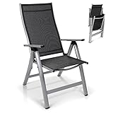 Homeoutfit24 Klappstuhl, Gartenstuhl für Esstisch, Balkon & Terrasse,...