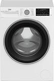 Beko B3WFU58415W1 b300 Waschmaschine, 8 kg, Waschvollautomat, Restzeitanzeige,...