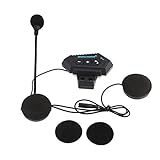 Motorrad Helm Headset, Bluetooth Headset Wireless Freisprech Telefon Motorrad...