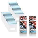Vaily Zip Gefrierbeutel 30er Set - 1L Frischhaltebeutel zum wiederverschließen...