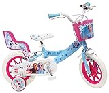 Disney Mädchen Fahrrad 30,5 cm (12 Zoll), Eiskönigin 2 Bremsen, Korb vorne und...