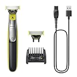 Philips OneBlade 360 Face - Elektrischer Bartstyler und Trimmer, 2x 360 Klinge,...