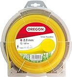 Oregon Gelber Mähfaden 2mm mit rundem Querschnitt, für Rasentrimmer und...