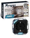 Kopp Paris Profipack, Inhalt: 6 x Schutzkontakt-Steckdose, 1-fach, mit...