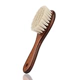 Baby-Haarbürste mit Holzgriff und superweichen Borsten Natur-Pur (Braun)