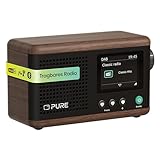 Pure Classic Mini Tragbares Digitalradio – DAB+ & UKW-Radio – Bluetooth 5.3...