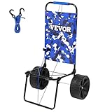 VEVOR Strandkarre Bollerwagen Sandwagen, Strandwagen 31 kg Tragkraft,...