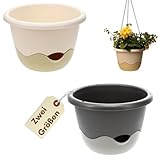 GarPet Blumentopf hängend Blumenampel Hängetopf Hängeampel Hängender...