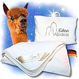 Eden Alpakas | Alpaka Bettdecke | Winterdecke | Alpaka Decke mit Füllung aus...
