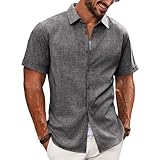 PJ PAUL JONES Freizeithemd Herren Kurzar Businesshemd Sommer Hemden Regular Fit...