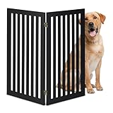 Relaxdays Hundeabsperrgitter, freistehendes Schutzgitter, HxB: 91,5 x 103 cm,...