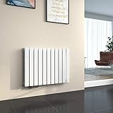 EMKE Heizkörper Horizontal 630x850mm, Design Flachheizkörper Doppellagig...