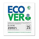 Ecover ZERO All-In-One Spülmaschinen-Tabs (25 Tabs/500 g), Multi-Tabs für eine...