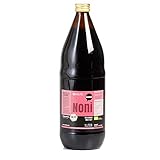 6 Flaschen a 1l Noni Frischpflanzensaftsaft in Bio Qualität, 100% Direktsaft in...