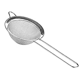 Küchensieb 7 cm, Hochwertig Edelstahl Sieb Feinmaschig Teesieb für Küche Mehl...
