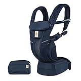 Ergobaby Omni Breeze Babytrage für Neugeborene ab Geburt bis 20kg, 4 Positionen...