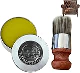 Möbel Salve für Leder, Ledermöbelsalbe und Bürste, Reparieren und schützen...