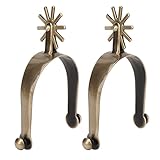 Westernsporen, 1 Paar Western-Cowboy-Sporen aus Zinklegierung mit Ausrüstung,...