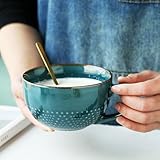 hengshukeji 700 ml große Kaffeetasse, Keramik-Kaffeetasse, Teetassen für Büro...