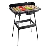 Korona 46221 Elektrischer Standgrill mit XXL-Grillrost (51 x 30 cm) | 2200 Watt...