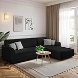 HEYOMART Sofabezug Ecksofa L Form Stretch Spandex Jacquard Sofa Überzug...