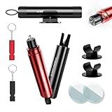 CIANBIFN 2 in 1 Gurtschneider Notfallhammer, 2 Stücke Auto Sicherheitshammer...