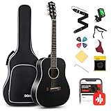 Donner Gitarre Akustik 3/4 für Anfänger Einsteiger Akustikgitarre Set Gitarren...