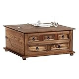 IDIMEX Mexico Möbel Truhentisch Tequila Couchtisch Truhe Wohnzimmertisch...