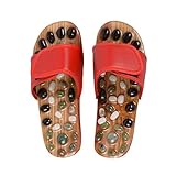 Xrten Pebble Massage Schuhe,Akupressur Fußmassage Hausschuhe für Fußpflege...
