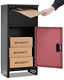 Einfache Installation I Meulbaty-Paketbox rostfrei und massiv | 3 Buchstaben...