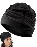 LOZTBUE 1 Stück Damen Badekappe, Badekappe Nylon Stoff Badekappe übergroße...