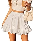 Avidlove Rock Damen Minirock Sexy Faltenrock Kurz Skirt Festival Outfit Rave...