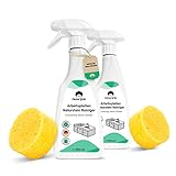 Emma Grün® Natürlicher Marmorreiniger 2x 500ml, Marmor Reiniger und Pflege,...