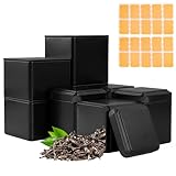 Trukafie Teedosen für Losen Tee, 8 Stück Teedose Tee Aufbewahrung Metall...